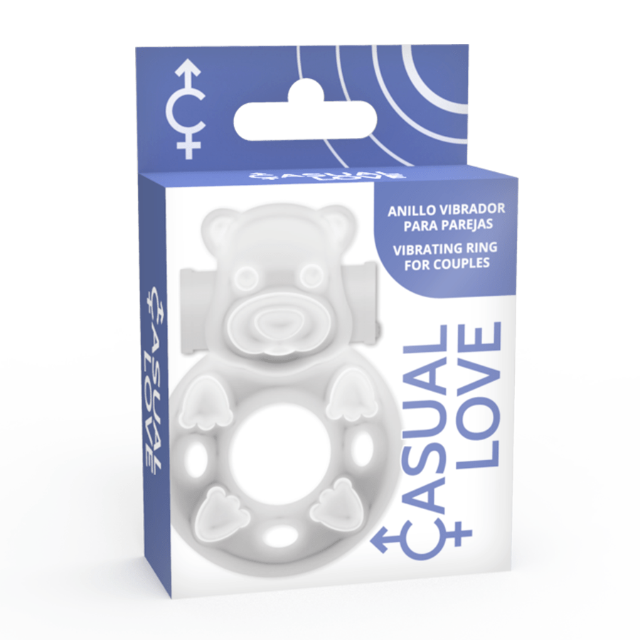 CASUAL LOVE - 26 ANEL DE VIBRADOR DE COELHO TRANSPARENTE - Toys "n" Us