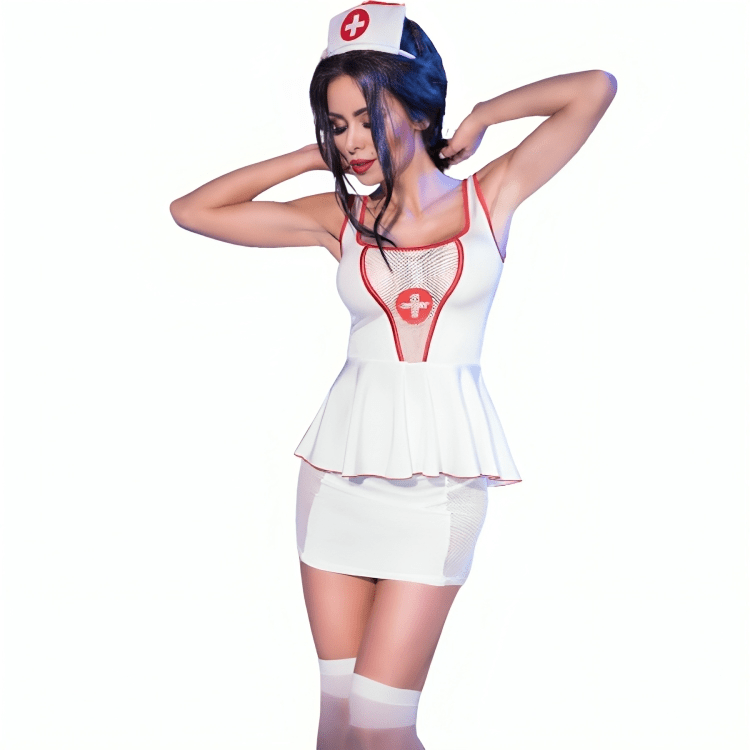CHILIROSE - CR 4160 FANTASIA ENFERMEIRA TOP E SAIA S/M - Toys "n" Us