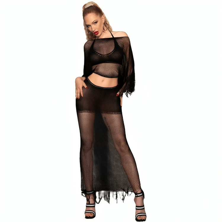 CHILIROSE - CR 4666 TOP E SAIA PRETO S/M - Toys "n" Us