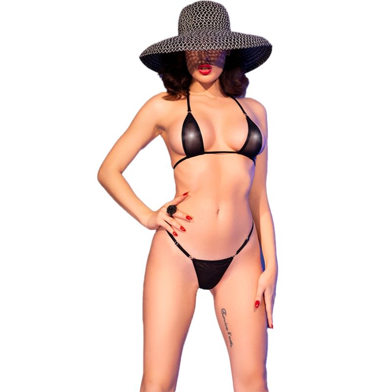 CHILIROSE - CR 4840 MICRO BIKINI BLACK S/M - Toys "n" Us