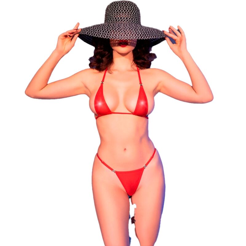 CHILIROSE - CR 4840 MICRO BIKINI RED S/M - Toys "n" Us