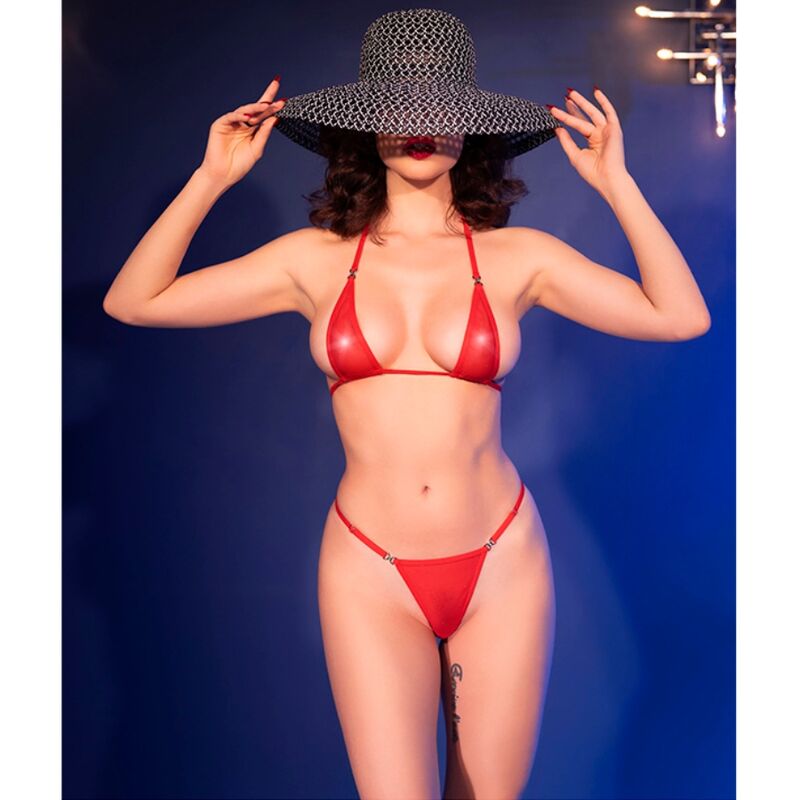 CHILIROSE - CR 4840 MICRO BIKINI RED S/M - Toys "n" Us