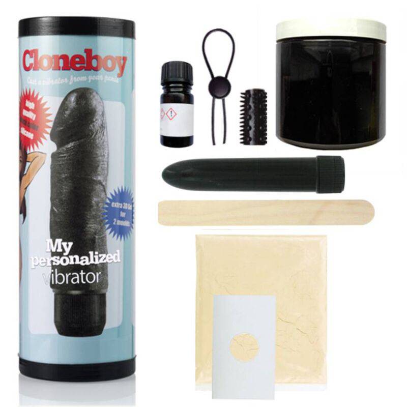 CLONEBOY - KIT CLONER DE PÉNIS COM VIBRAÇÃO PRETO - Toys "n" Us
