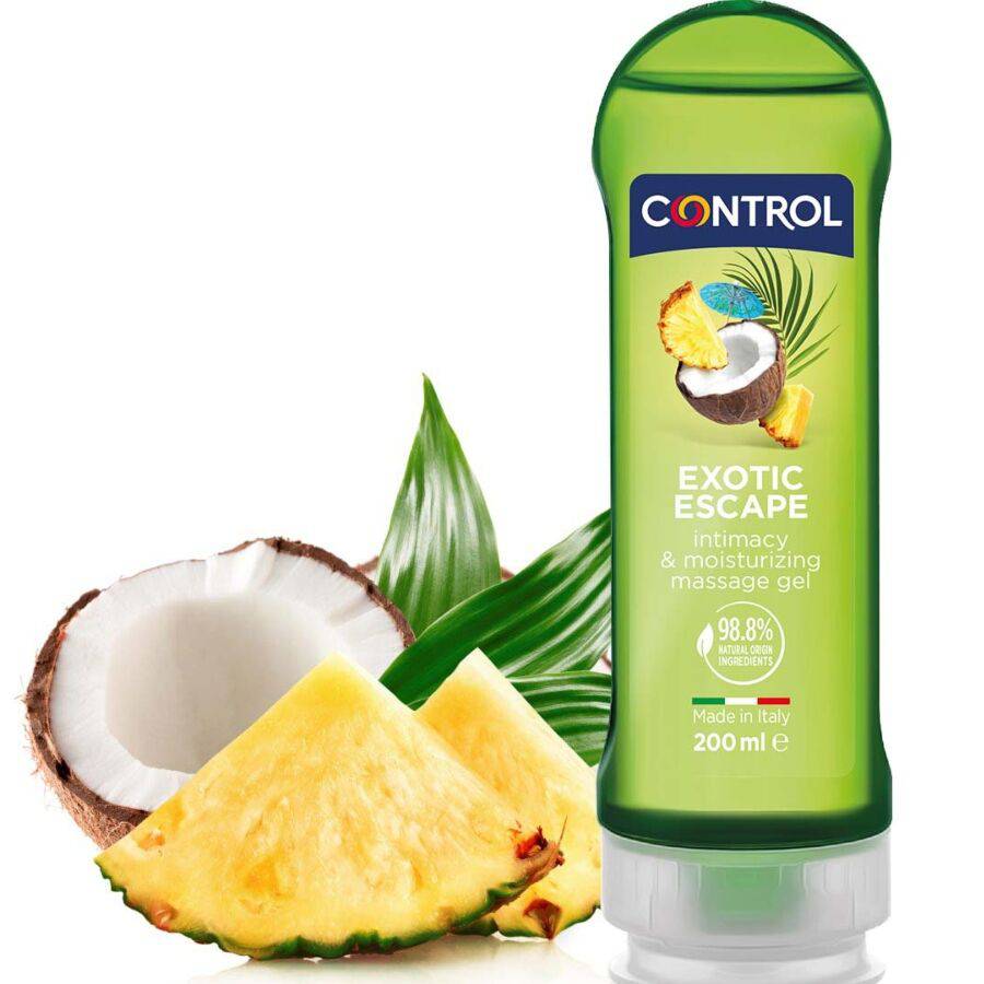CONTROL - 2 EN 1 MASSAGEM & PRAZER EXÓTICO 200 ML - Toys "n" Us