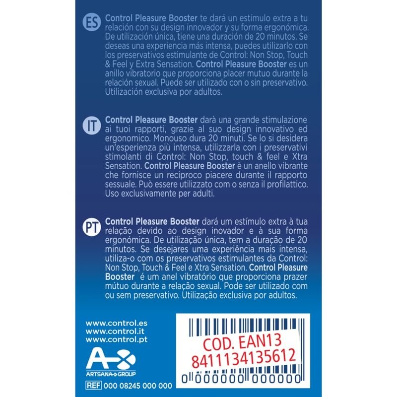 CONTROL - ANEL VIBRADOR DE REFORO DE PRAZER - Toys "n" Us