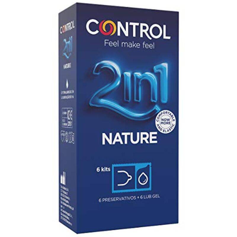 CONTROL - DUO NATURA 2 - 1 CONSERVANTE + GEL 6 UNIDADES - Toys "n" Us