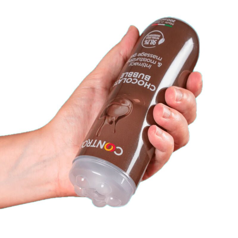 CONTROL - GEL DE MASSAGEM 3 EM 1 BOLHA DE CHOCOLATE 200 ML - Toys "n" Us