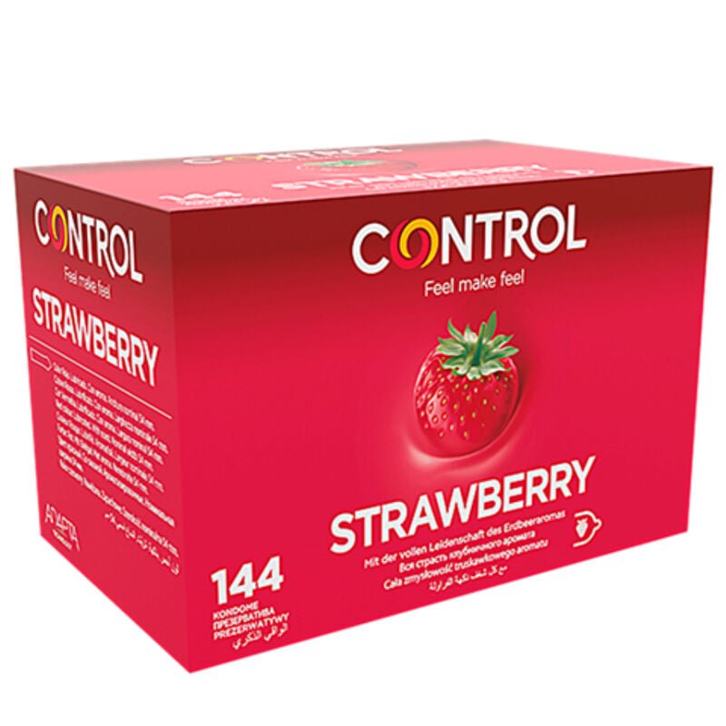 CONTROL - PRESERVATIVOS ADAPTA MORANGO 144 UNIDADES - Toys "n" Us