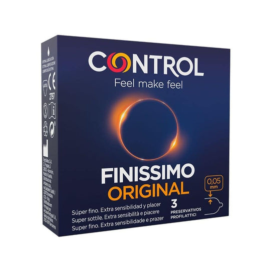 CONTROL - PRESERVATIVOS FINISSIMO 3 UNIDADES - Toys "n" Us