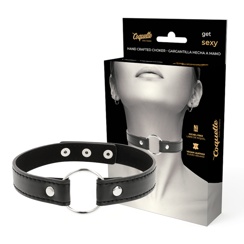 COQUETTE CHIC DESIRE - ACESSÓRIO MULHER COLAR DE COURO VEGANO - Toys "n" Us