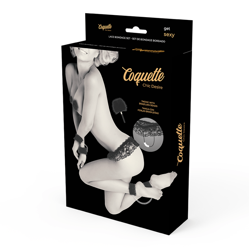 COQUETTE CHIC DESIRE - ACESSÓRIOS DE RENDA BONDAGE SET DELUXE - Toys "n" Us