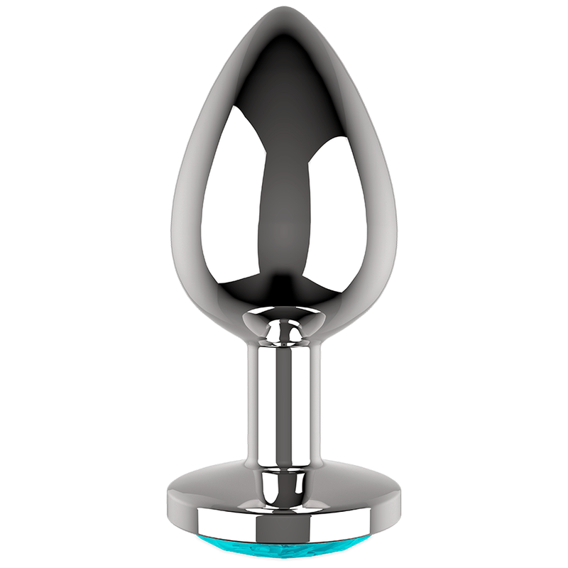 COQUETTE CHIC DESIRE - ANAL PLUG METAL AZUL COR TAMANHO L 4 X 9 CM - Toys "n" Us