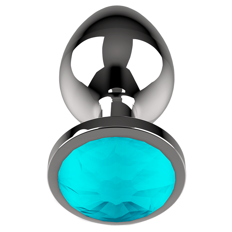 COQUETTE CHIC DESIRE - ANAL PLUG METAL AZUL COR TAMANHO L 4 X 9 CM - Toys "n" Us