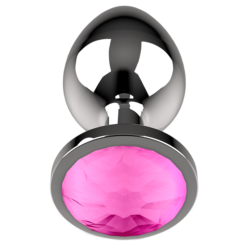 COQUETTE CHIC DESIRE - ANAL PLUG METAL COR ROSA TAMANHO L 4 X 9 CM - Toys "n" Us