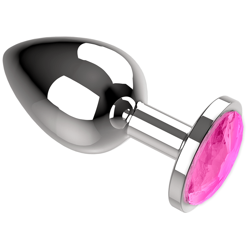 COQUETTE CHIC DESIRE - ANAL PLUG METAL COR ROSA TAMANHO L 4 X 9 CM - Toys "n" Us