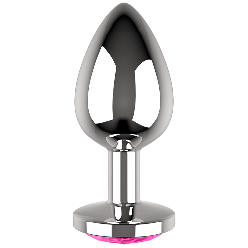 COQUETTE CHIC DESIRE - ANAL PLUG METAL COR ROSA TAMANHO L 4 X 9 CM - Toys "n" Us