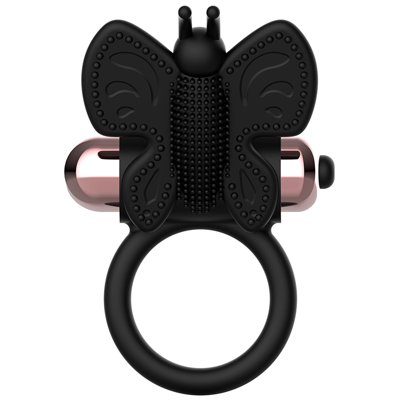 COQUETTE CHIC DESIRE - ANEL BORBOLETA COM VIBRADOR PRETO/ OURO - Toys "n" Us