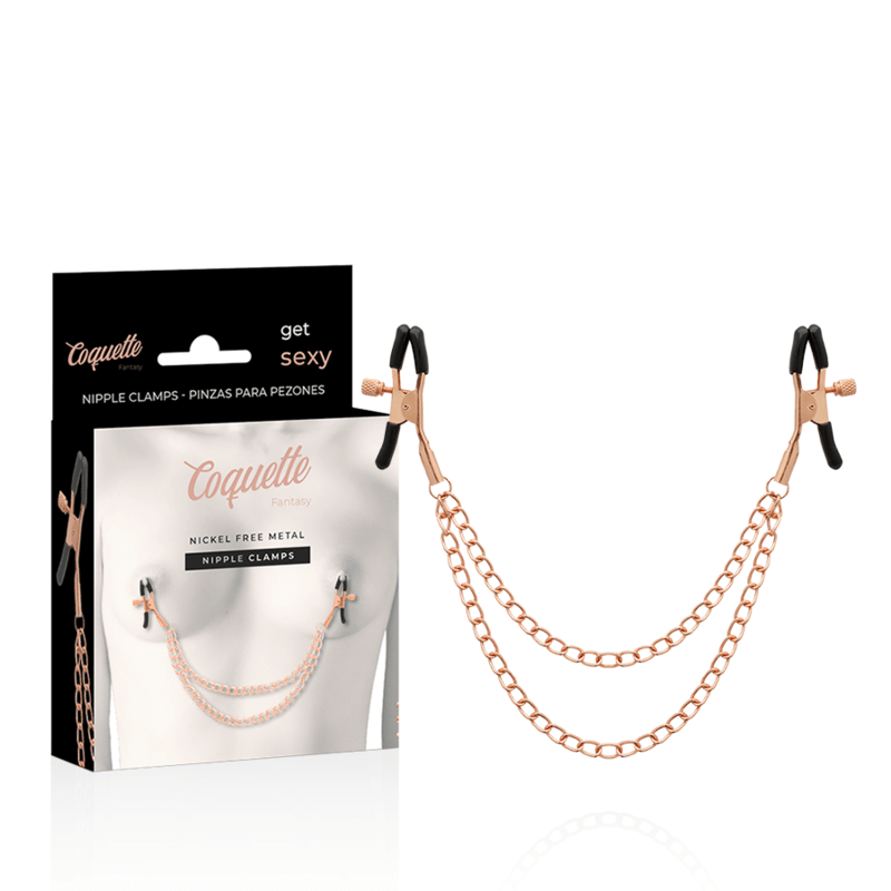COQUETTE CHIC DESIRE - CLIPES DE BICOS DE METAL FANTASY COM CORRENTE - Toys "n" Us