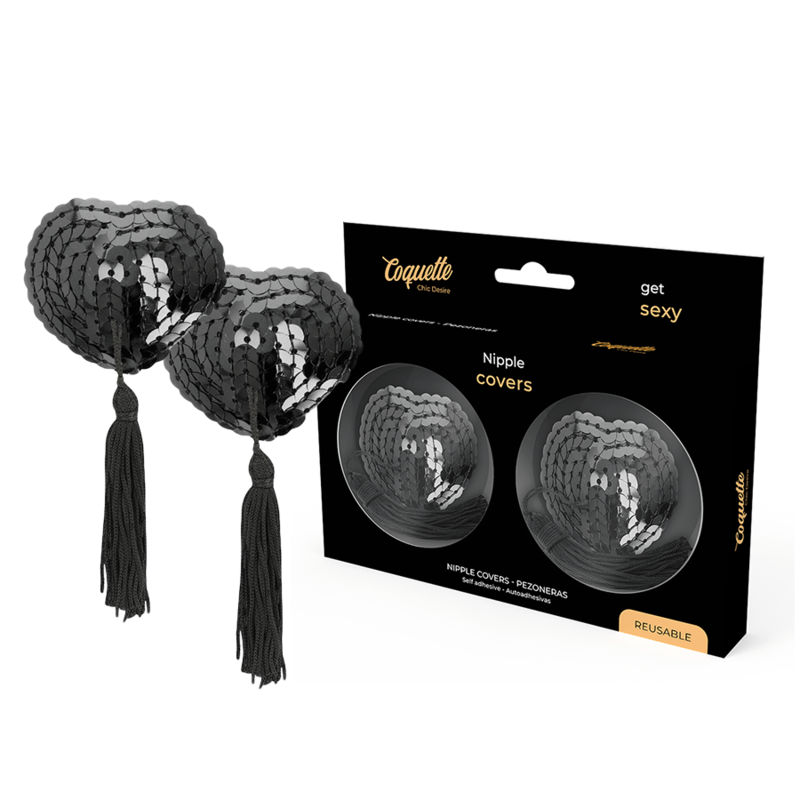 COQUETTE CHIC DESIRE - COBERTURAS PARA BICOS DE LANTEJEIRAS PRETAS - Toys "n" Us