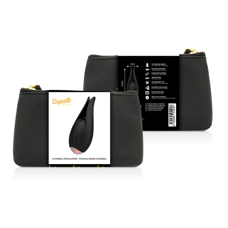 COQUETTE CHIC DESIRE - ESTIMULADOR CLITORIAL PRETO / OURO - Toys "n" Us