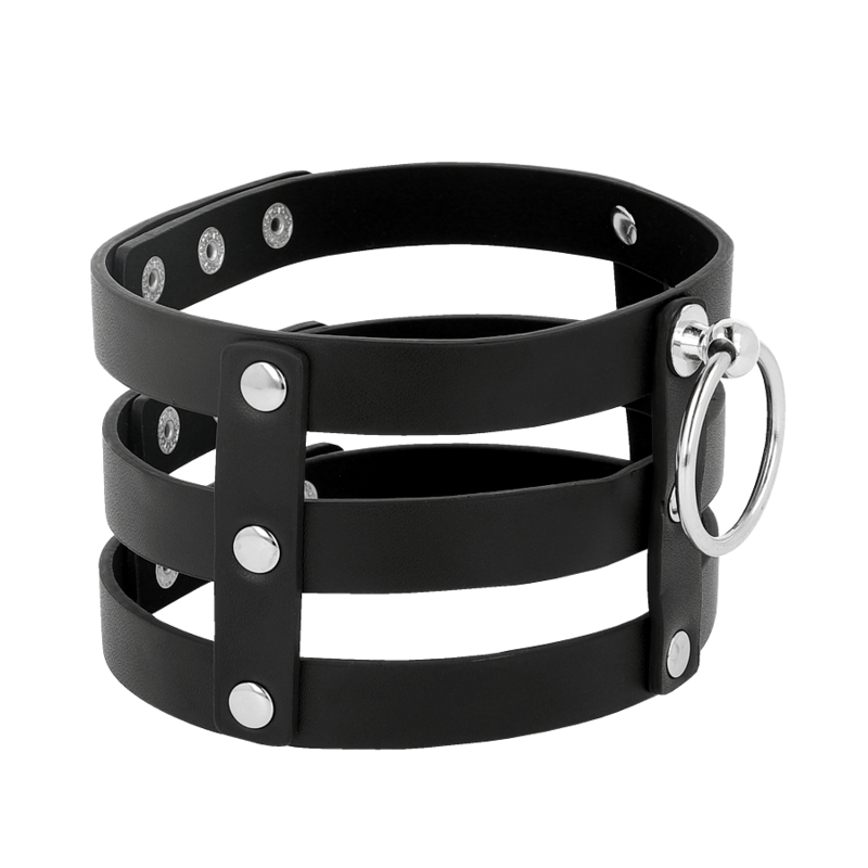 COQUETTE CHIC DESIRE - GARGANTILHA DE COURO VEGANO ESTILO FETISH - Toys "n" Us