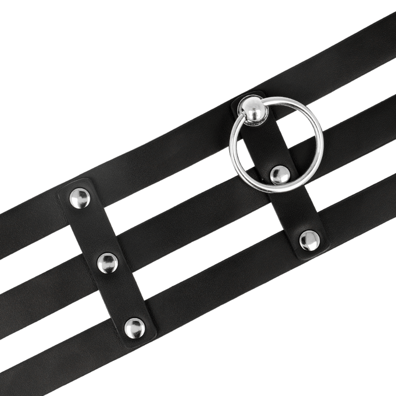 COQUETTE CHIC DESIRE - GARGANTILHA DE COURO VEGANO ESTILO FETISH - Toys "n" Us