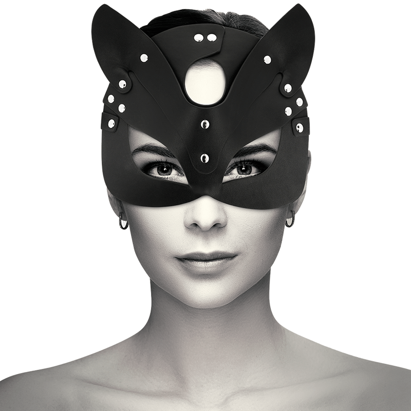 COQUETTE CHIC DESIRE - MSCARA DE COURO VEGANO COM ORELHAS DE GATO - Toys "n" Us