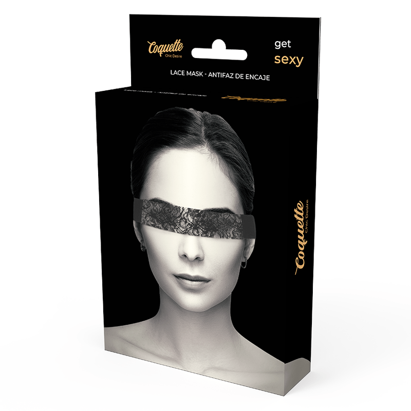 COQUETTE CHIC DESIRE - MSCARA DE RENDA PRETA COM FITA - Toys "n" Us