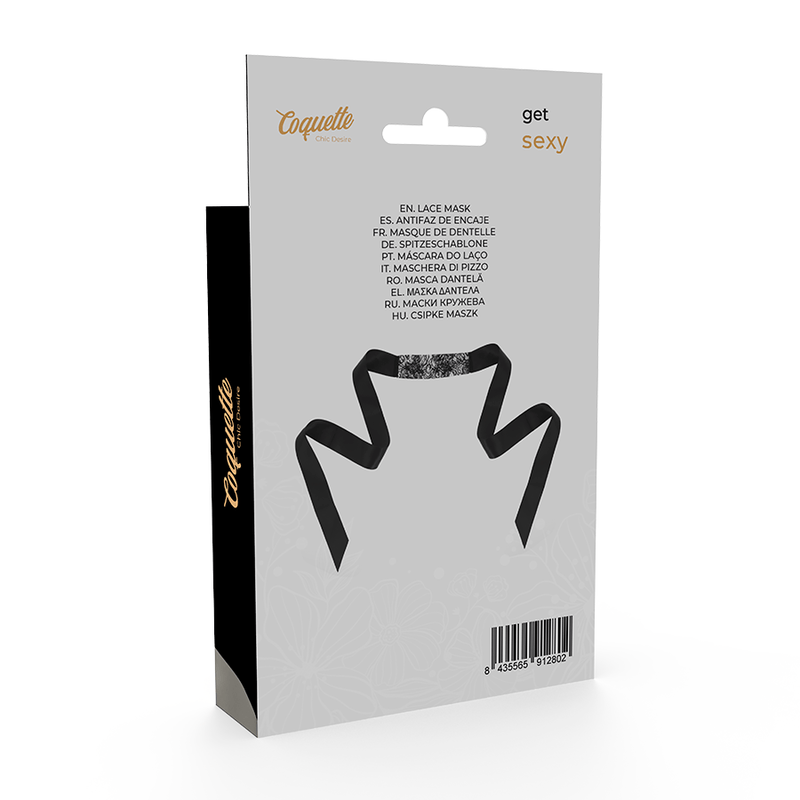 COQUETTE CHIC DESIRE - MSCARA DE RENDA PRETA COM FITA - Toys "n" Us