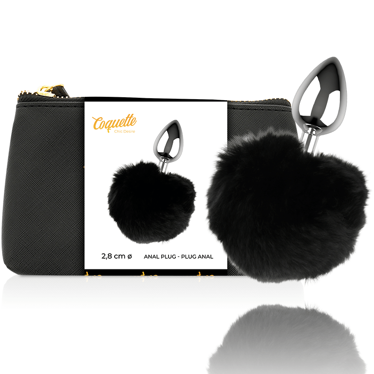 COQUETTE CHIC DESIRE - PLUGUE ANAL METAL TAMANHO L 2.8 X 4.1 CM - Toys "n" Us