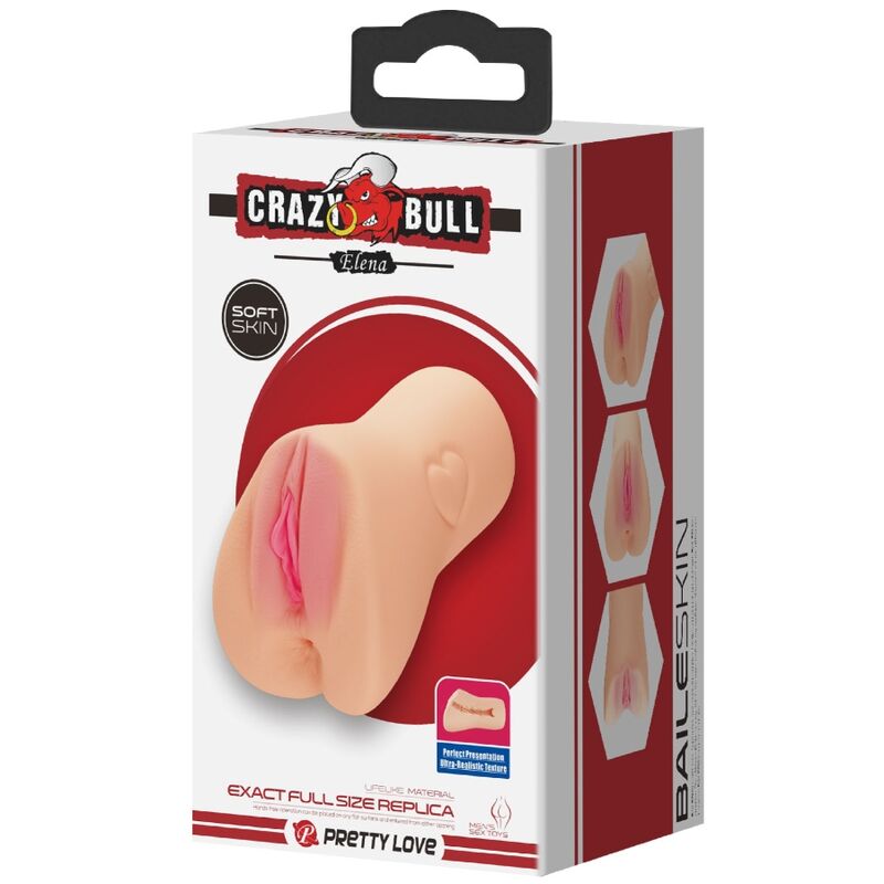 CRAZY BULL - ELENA MASTUBADOR EM FORMA DE VAGINA - Toys "n" Us