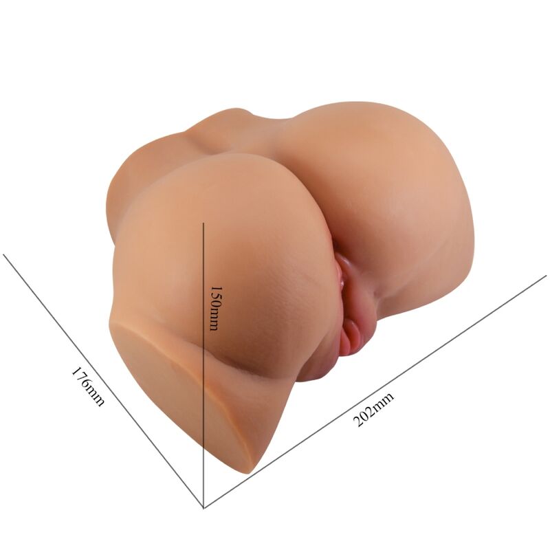 CRAZY BULL - EMILIA ASS VIBRATOR WITH REALISTIC VAGINA AND ANUS FLESH REMOTE CONTROL - Toys "n" Us