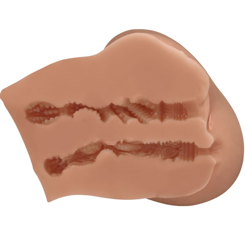 CRAZY BULL - LUNA VIBRATOR BUTT WITH REALISTIC VAGINA AND ANUS FLESH CONTROL REMOTO - Toys "n" Us
