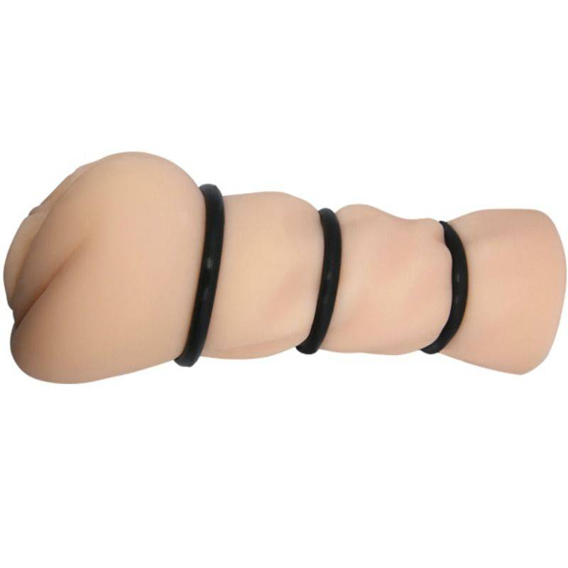 CRAZY BULL - MASTURBADOR DE VAGINA COM ANÉIS - Toys "n" Us