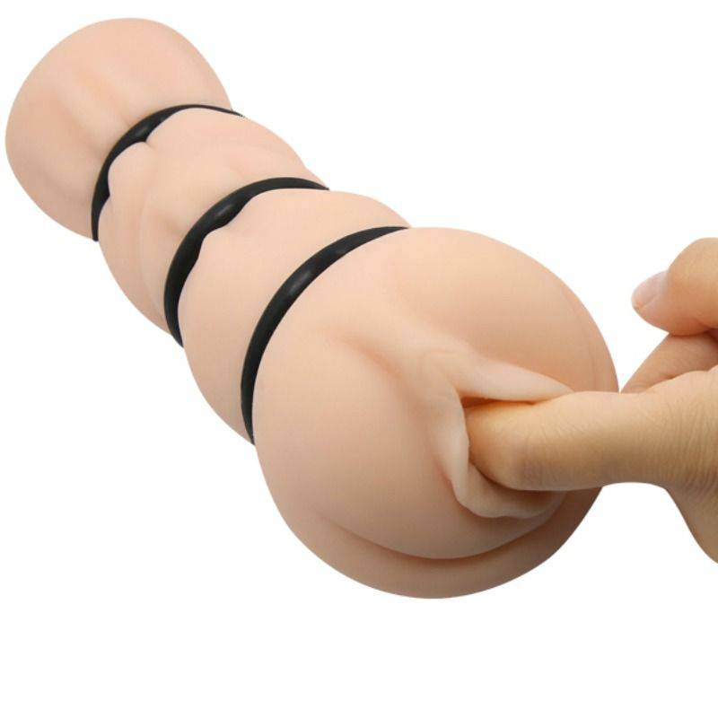 CRAZY BULL - MASTURBADOR DE VAGINA COM ANÉIS - Toys "n" Us