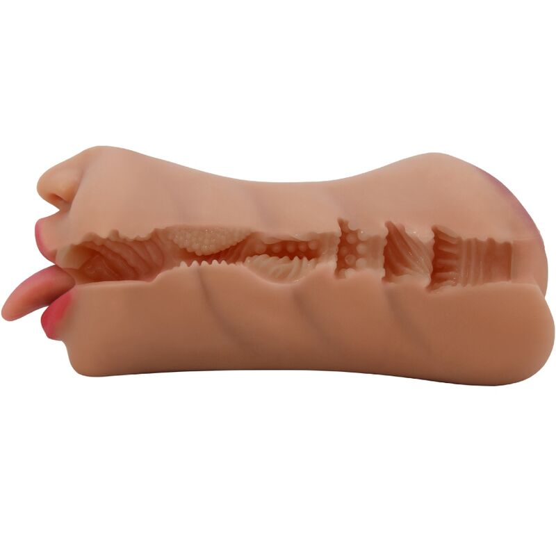 CRAZY BULL - SARAH DOUBLE MASTURBATOR MOUTH & VAGINA FLESH - Toys "n" Us
