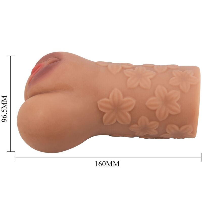 CRAZY BULL - SCARLET VAGINA AND ANUS DESIGN WITH FLOWERS FLESH - Toys "n" Us