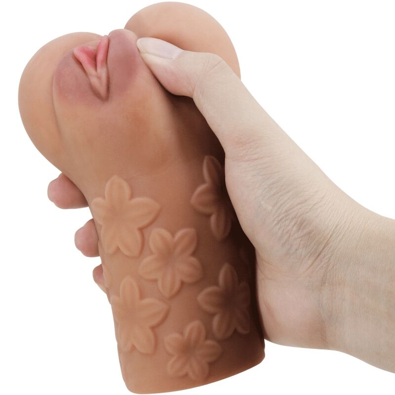 CRAZY BULL - SCARLET VAGINA AND ANUS DESIGN WITH FLOWERS FLESH - Toys "n" Us