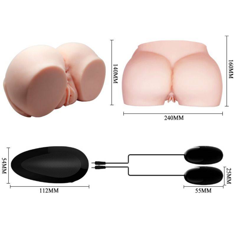 CRAZY BULL - VAGINA REALÍSTICA E NUS COM VIBRAO - Toys "n" Us