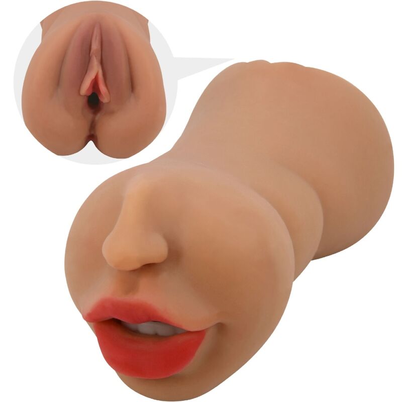 CRAZY BULL - ZOEY DOUBLE MASTURBATOR MOUTH & VAGINA FLESH - Toys "n" Us