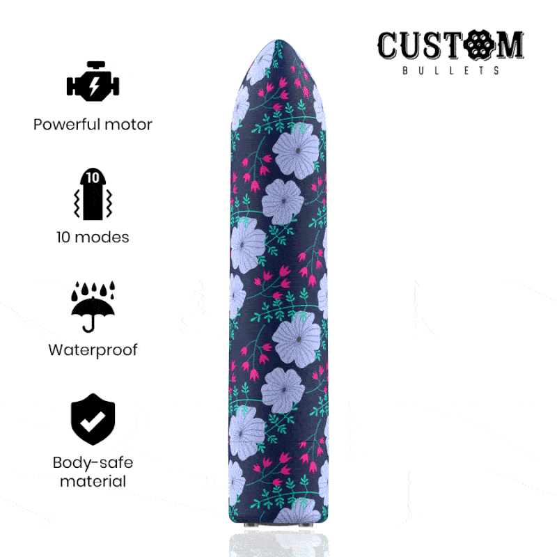 CUSTOM BULLETS - PERSONALIZADAS BALAS RECARREGÁVEIS PRIMAVERA 10 INTENSIDADES - Toys "n" Us