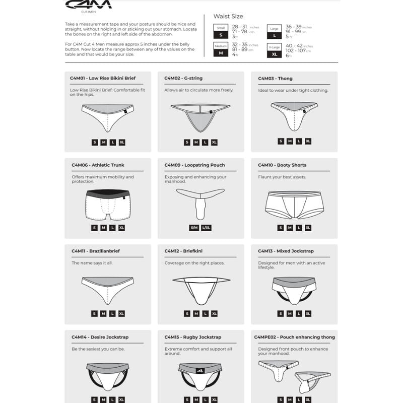 CUT4MEN - JOCKSTRAP DESIRE CUERO AZUL L - Toys "n" Us