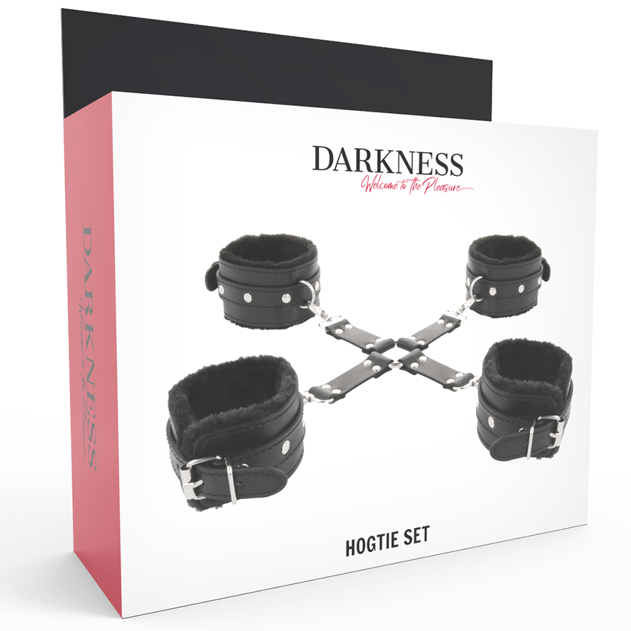 DARKNESS - ALGEMAS DE COURO PARA PÉS E MÃOS PRETAS - Toys "n" Us