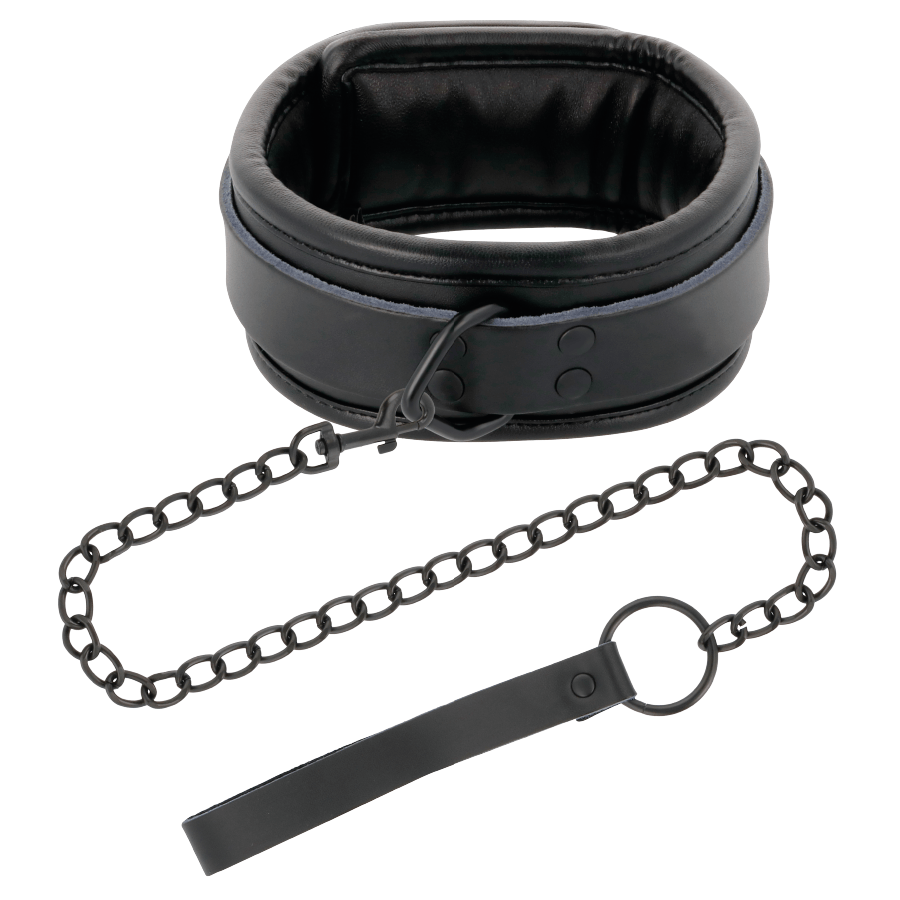 DARKNESS - ALGEMAS E COLAR DE COURO PRETO - Toys "n" Us