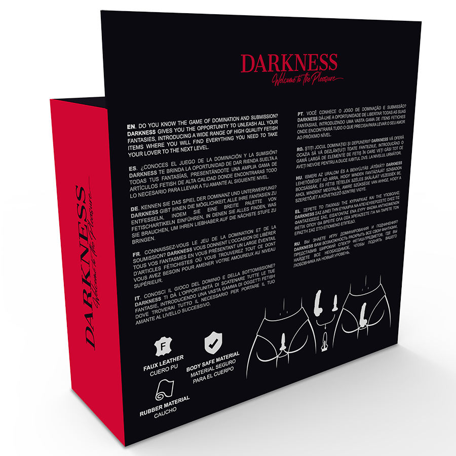 DARKNESS - CALÇA COM PLUG E VIBRADOR INTERCAMBIÁVEL - Toys "n" Us