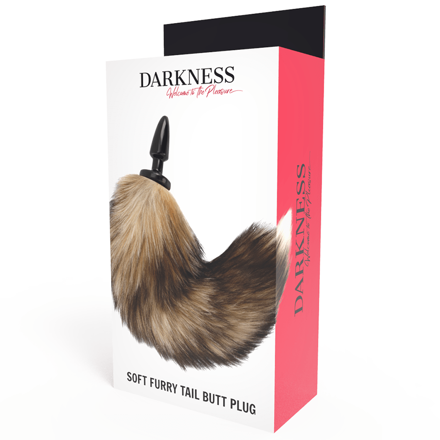 DARKNESS - CAUDA NATURAL COM PLUG ANAL DE SILICONE 10 CM - Toys "n" Us