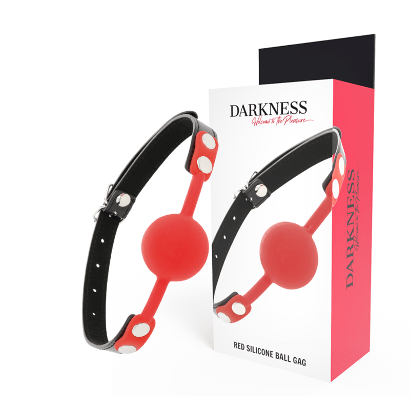 DARKNESS - MORDAÇA DE SILICONE VERMELHA - Toys "n" Us
