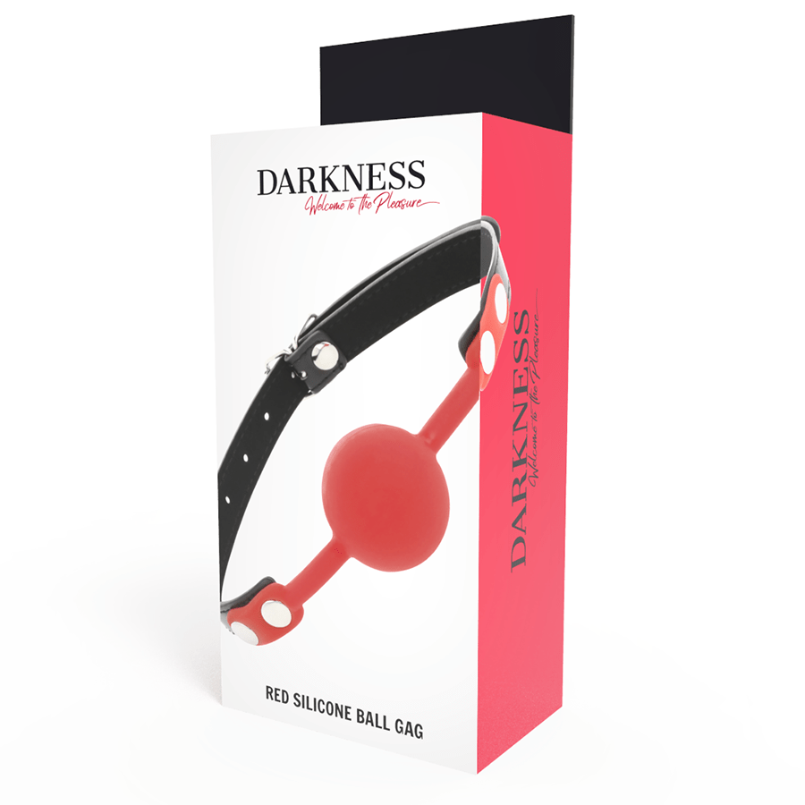 DARKNESS - MORDAÇA DE SILICONE VERMELHA - Toys "n" Us