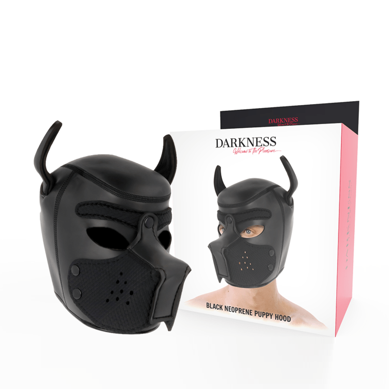 DARKNESS - MSCARA DE NEOPRENE PARA CES COM FOCINHO REMOVÍVEL L - Toys "n" Us
