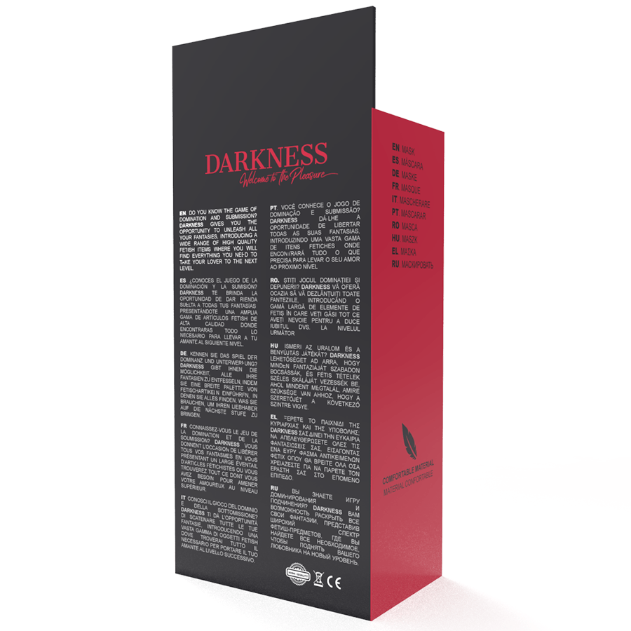 DARKNESS - MSCARA VERMELHA RETA - Toys "n" Us